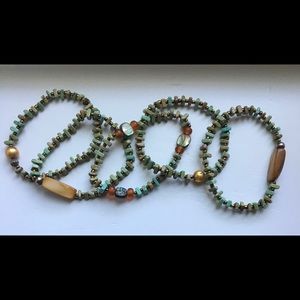 NWOT! Abalone & Tiger Eye Bracelet